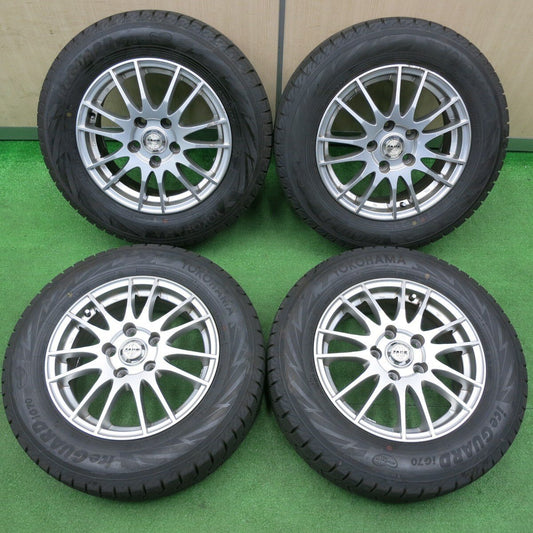 バリ溝！21年！キレイ！ほぼ10分★スタッドレス 195/65R15 ヨコハマ アイスガード iG70 ZACK JP-104 MONZA ザック 15インチ PCD114.3/5H★4120810TNス