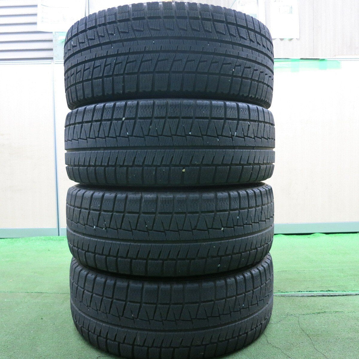 バリ溝！8.5分★ワーゲン等 ATS 225/45R17 スタッドレス ブリヂストン ブリザック REVO GZ RFT PCD112/5H★★4052302HAス