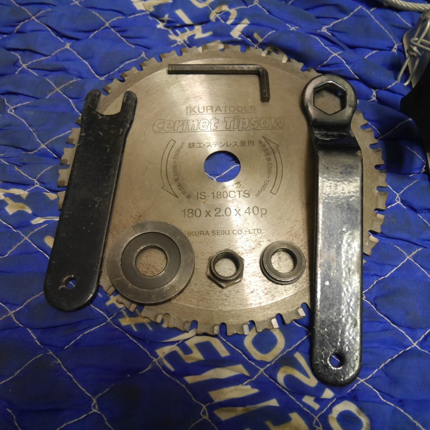 [送料無料] ☆IKURA 育良精機 サーメット チップソー 切断機 IS-CTC180N カッター イクラ 電動 工具 100V 現状品☆