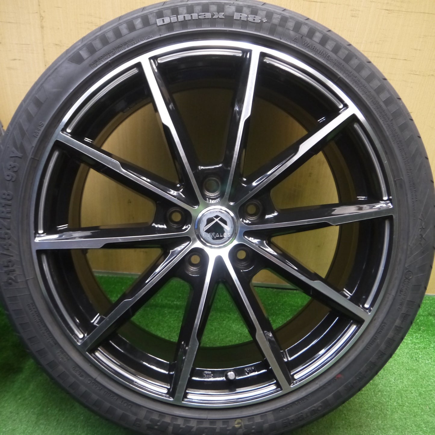 [送料無料] 4本価格★LUXALES PW-X2 215/45R18 レーダー Dimax R8+ ラグザレス 18インチ PCD114.3/5H★5013105Hノ