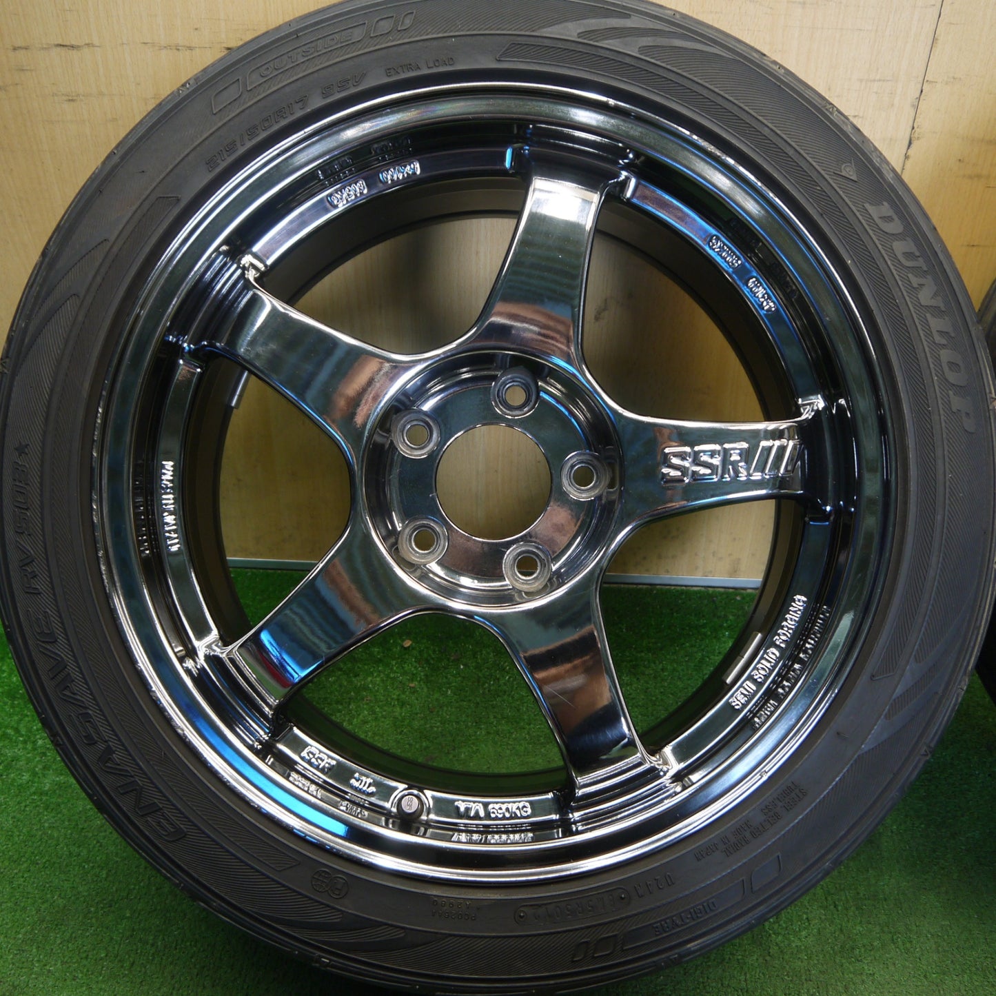 4本価格★SSR INTEGRAL GT2 215/50R17 ダンロップ エナセーブ RV503 インテグラル 17インチ PCD114.3/5H★6051206Hノ