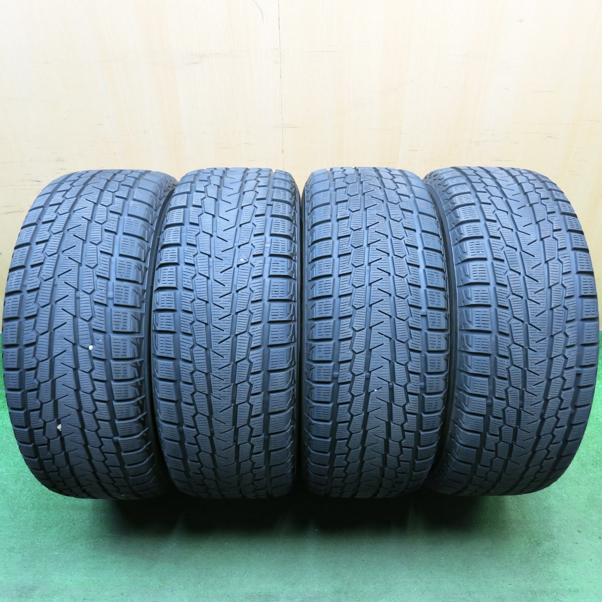 バリ溝！キレイ！9分★ランクル 等 KEELER FORCE 285/60R18 スタッドレス ヨコハマ アイスガード G075 キーラー フォース 18インチ PCD150/5H★6041909HAス