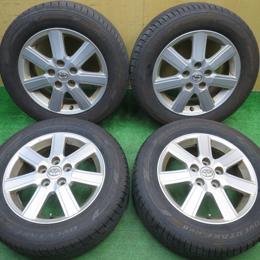 バリ溝！25年！9.5分★トヨタ 70系 ノア ヴォクシー 純正 205/60R16 オーバーテイク RV2 16インチ PCD114.3/5H★5110502NJノ