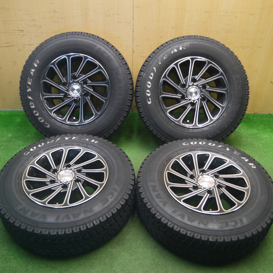 [送料無料] バリ溝！9.5分★LOXARNY TURBINE 632 195/80R15 107/105L スタッドレス グッドイヤー アイスナビ VAN ロクサーニ タービン 15インチ PCD139.7/6H★5020512Hス