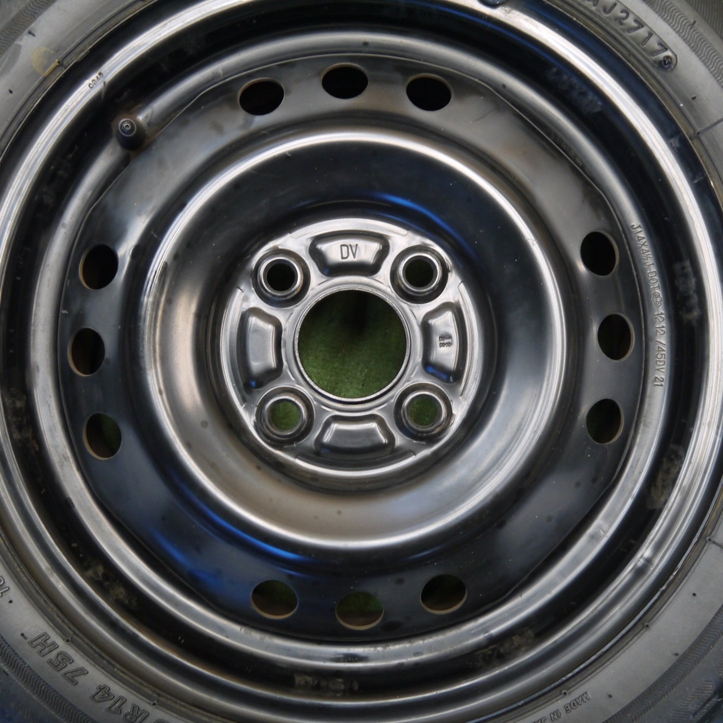 バリ溝！キレイ！9分★ダイハツ ミラ ココア 純正 スチール 155/65R14 ブリヂストン エコピア NH100C 14インチ PCD100/4H★6051108Hノ