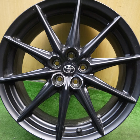新車外し！1本★トヨタ GR 86 スバル BRZ 純正 ホイール 18インチ 18×7.5J PCD100/5H★5070402Hホ
