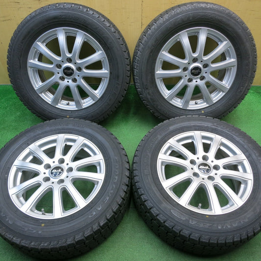 超バリ溝！キレイ！ほぼ10分★スタッドレス 215/65R16 グッドイヤー アイスナビ ZEA ZACK JP-101 MONZA ザック 16インチ PCD114.3/5H★5042802NJス