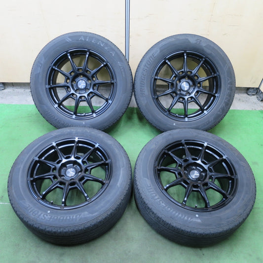 バリ溝！23年！キレイ！9分★AME GALERNA REFINO 235/60R18 ブリヂストン アレンザ LX100 ガレルナ レフィーノ 18インチ PCD114.3/5H★6041002ナノ