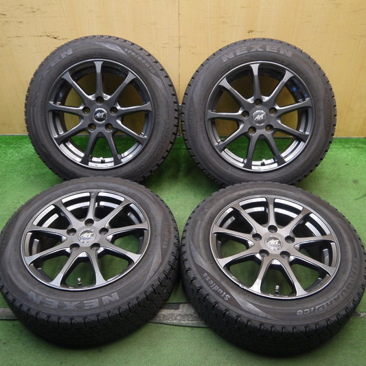 バリ溝！22年！キレイ！9.5分★BMW MINI 等 AFT 175/65R15 スタッドレス ネクセン WINGUARD ice 15インチ PCD112/5H★5090804Hス
