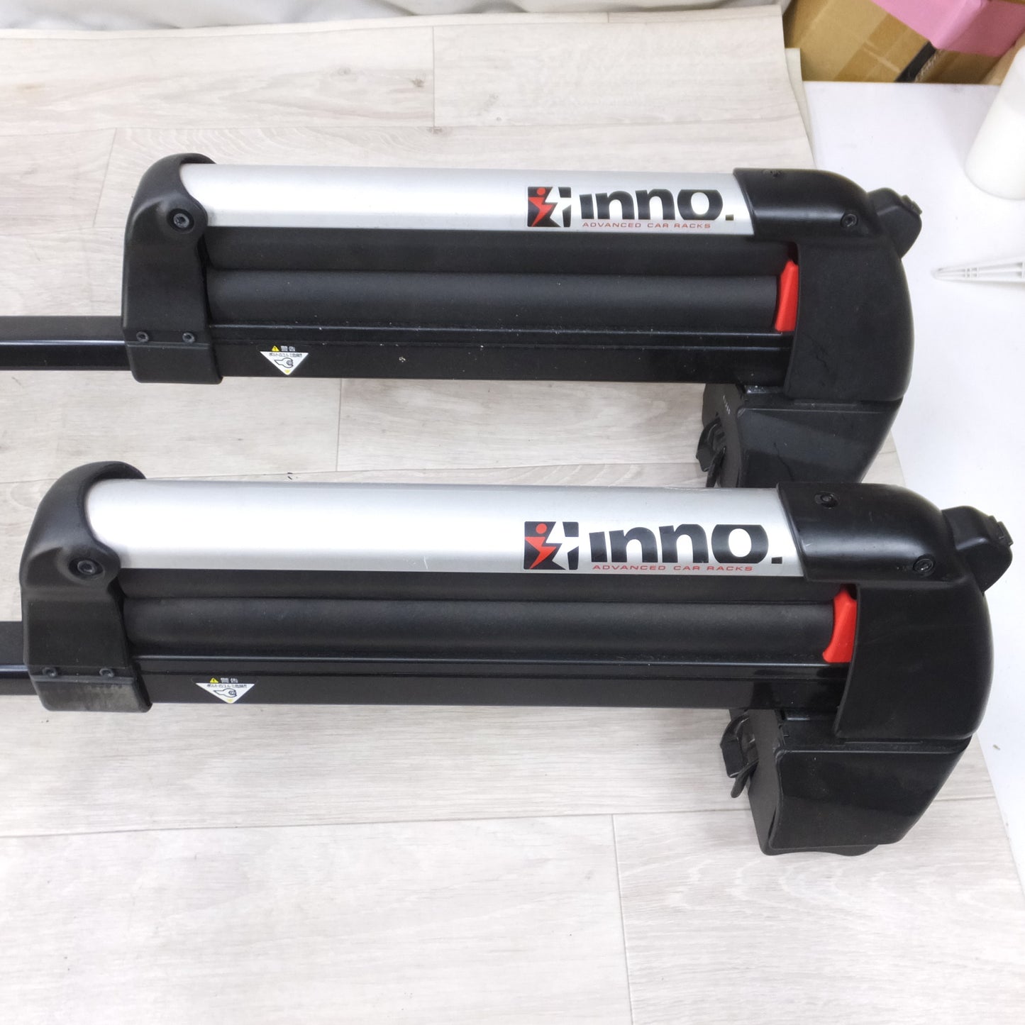 [送料無料] ◆INNO スノーボード スキー ウィンター キャリア ルーフ キャリア 鍵付き RH738 アテンザ などに◆