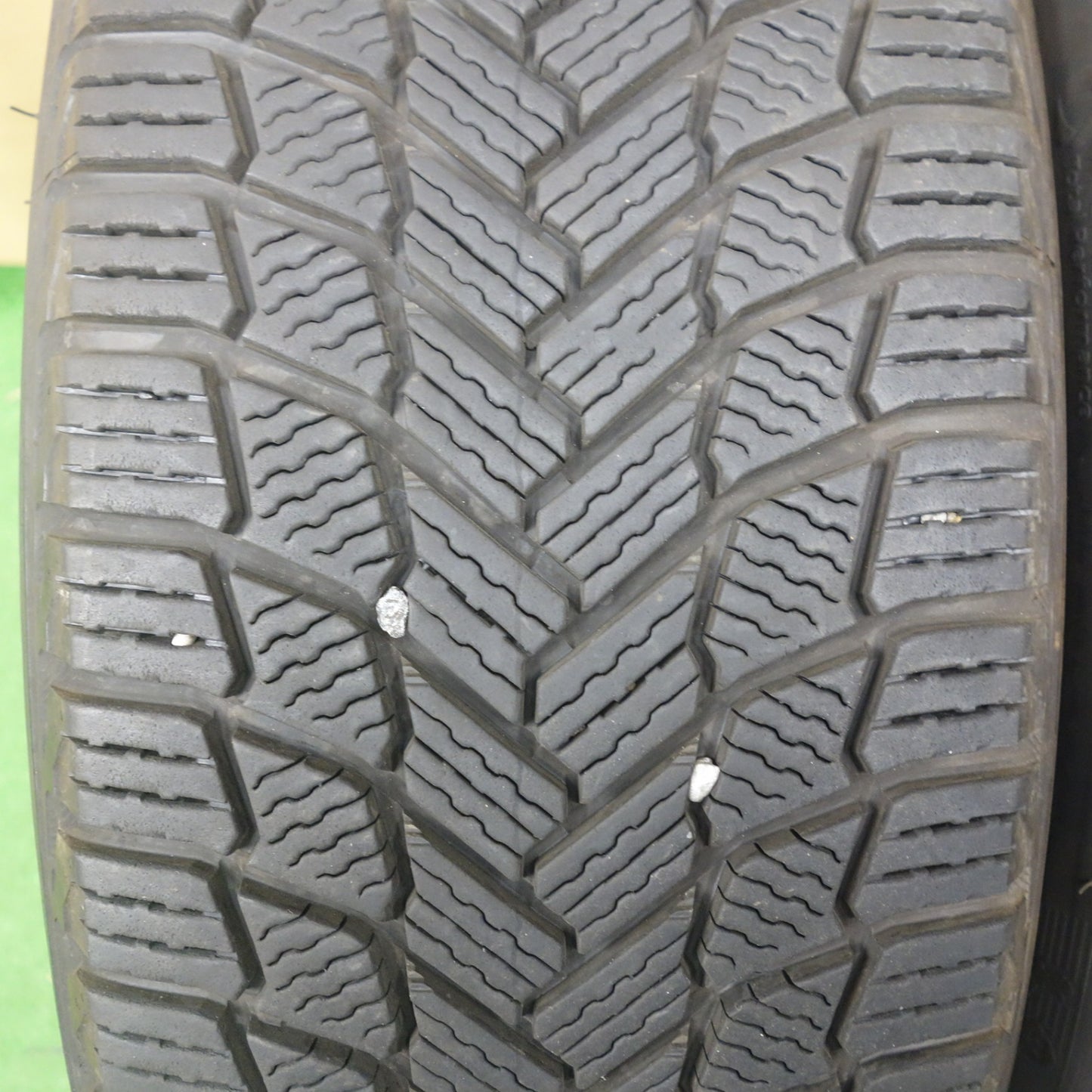 バリ溝！22年！キレイ！9.5分★スタッドレス 235/60R18 ミシュラン X-ICE SNOW SUV Delmore LC.S デルモア 18インチ PCD114.3/5H★6050202KTス