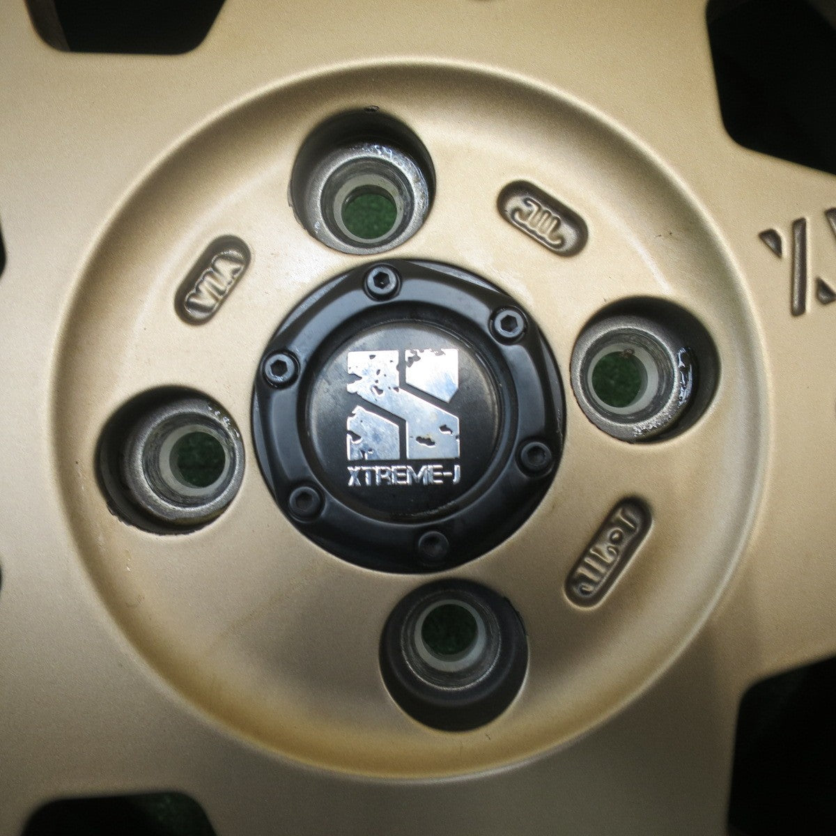 バリ溝！22年！キレイ！8.5分★XTREME-J MLJ XJ04 165/55R14 ヨコハマ PARADA PA03 エクストリームJ ブロンズ 14インチ 軽サイズ PCD100/4H★5111308NJノ