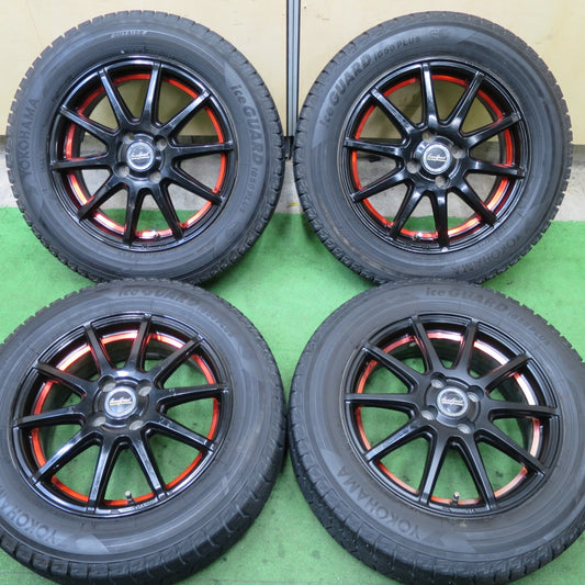 バリ溝！9分★スタッドレス 185/65R15 ヨコハマ アイスガード iG50 プラス EuroSpeed MANARAY ユーロスピード 15インチ PCD100/4H★5060701TTス