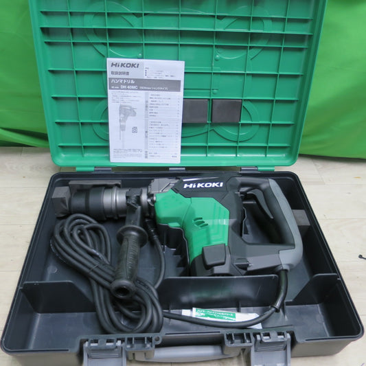 [送料無料]未使用 展示品☆ハイコーキ HiKOKI 40mm ハンマ ドリル 100V DH40MC  ケース付き ハンマードリル 穴あけ 電動 工具☆