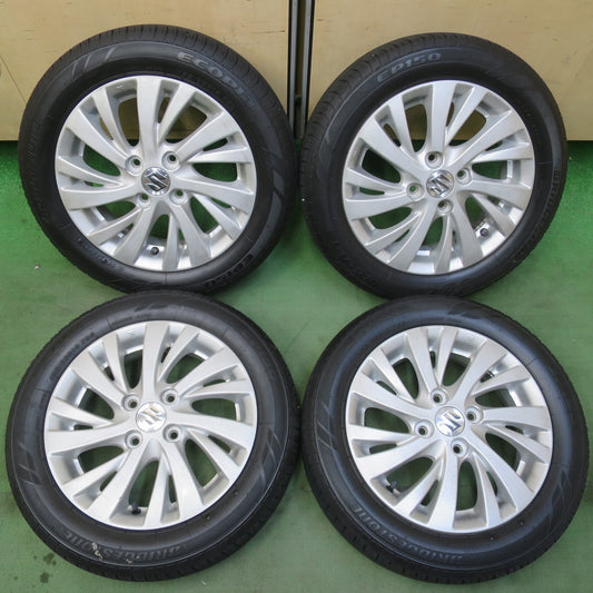 バリ溝！8.5分★スズキ MK53S スペーシア 純正 155/65R14 ブリヂストン エコピア EP150 14インチ PCD100/4H★6050811イノ