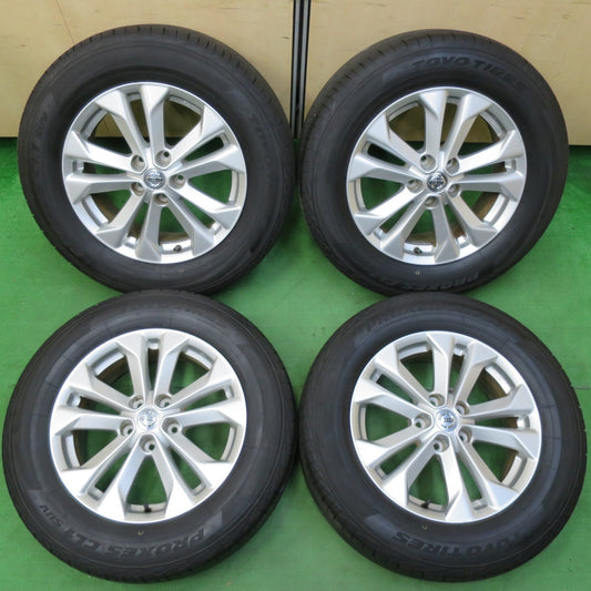 *送料無料* バリ溝!22年!キレイ!9.5分★日産 T32 エクストレイル 純正 225/65R17 トーヨー プロクセス CL1 SUV 17インチ PCD114.3/5H★4090311イノ