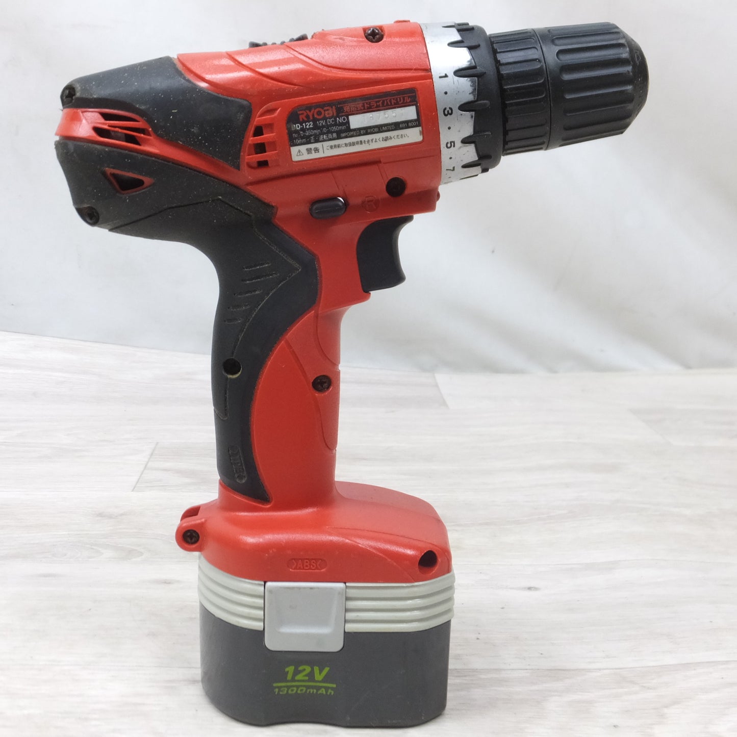 [送料無料] バッテリー2個◆リョービ RYOBI 充電式 ドライバ ドリル 12V BD-122 ケース 充電器 付き 電動 工具◆