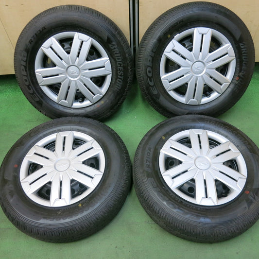 新車外し！24年★ダイハツ アトレー 純正 スチール 145/80R12 80/78N ブリヂストン エコピア R710A 12インチ PCD100/4H★5082304SKノ