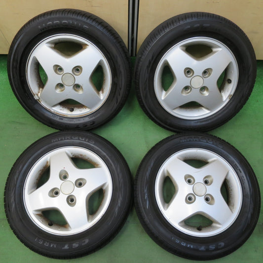 超バリ溝！24年！ほぼ10分★スズキ ワゴンR 純正 155/65R13 マーキス CST MR61 13インチ PCD100/4H★5052907イノ