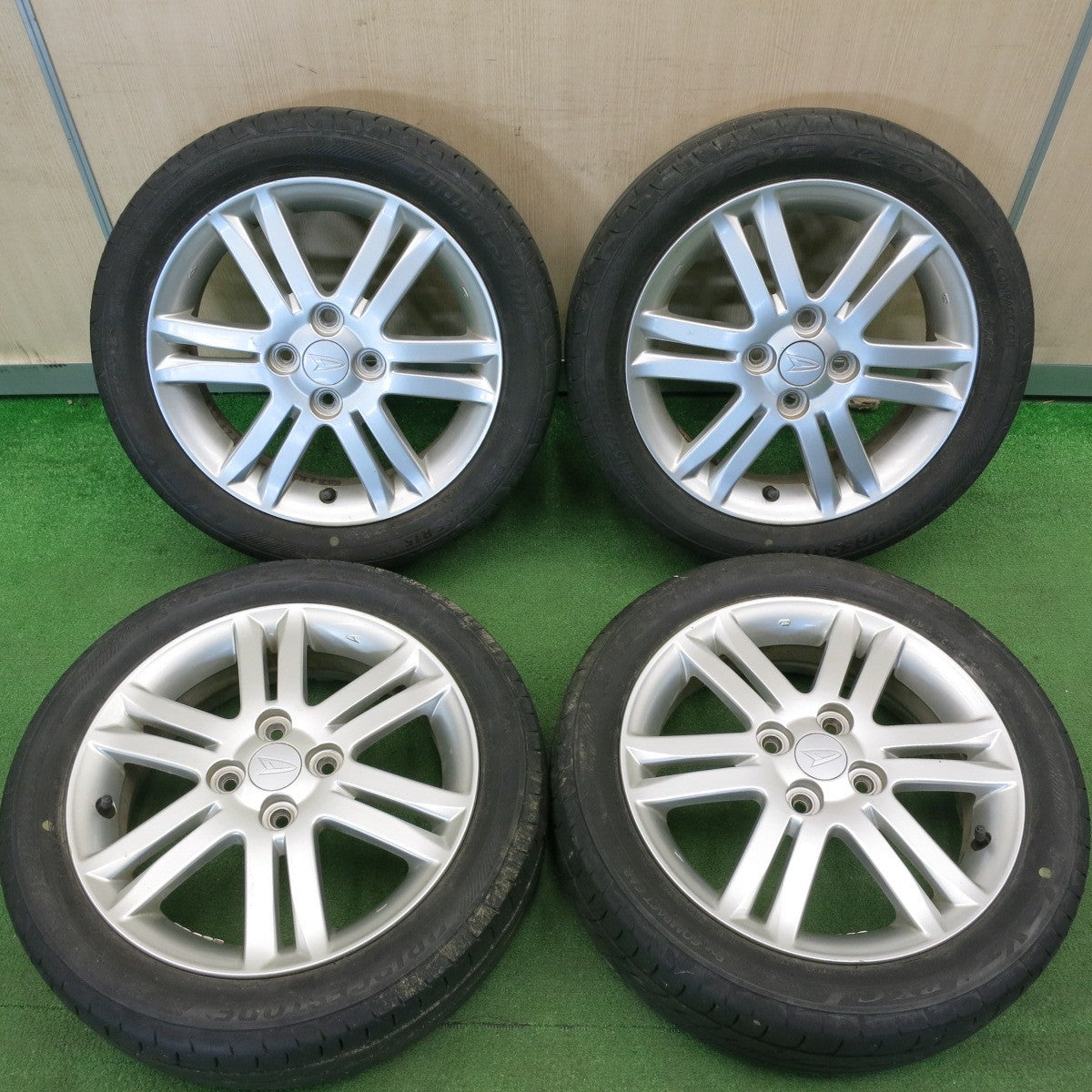 [送料無料] 4本価格★ダイハツ タント 純正 165/55R15 ブリヂストン プレイズ PX-C 15インチ PCD100/4H★5021302TNノ