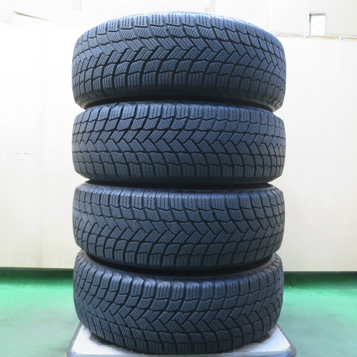 バリ溝！25年！ほぼ10分◎スタッドレス 205/60R16 ミシュラン X-ICE SNOW SMACK ENKEI スマック エンケイ 16インチ PCD114.3/5H◎6080508IMス