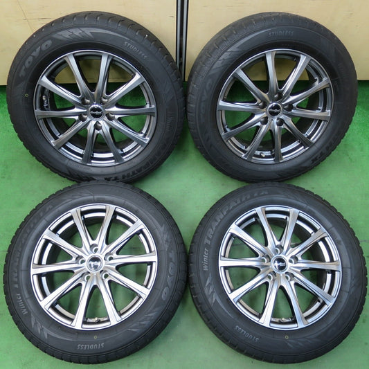キレイ★スタッドレス 225/60R17 トーヨー ウインター トランパス TX EuroSpeed MANARAY SPORT PCD114.3/5H★5022104イス