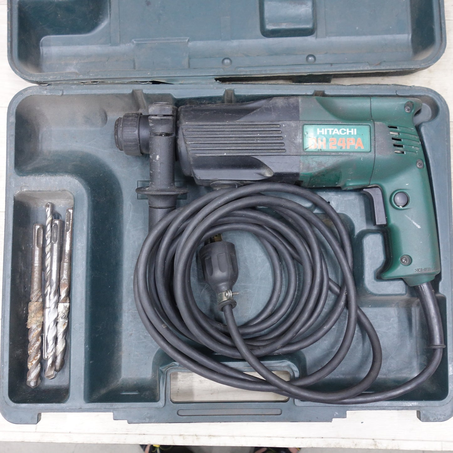 [送料無料] 付属品付き◆日立 24mm ロータリ ハンマドリル DH24PA 電動 工具 ハンマードリル コンクリート 24mm 鉄工 13mm コード式 HITACHI 100V◆