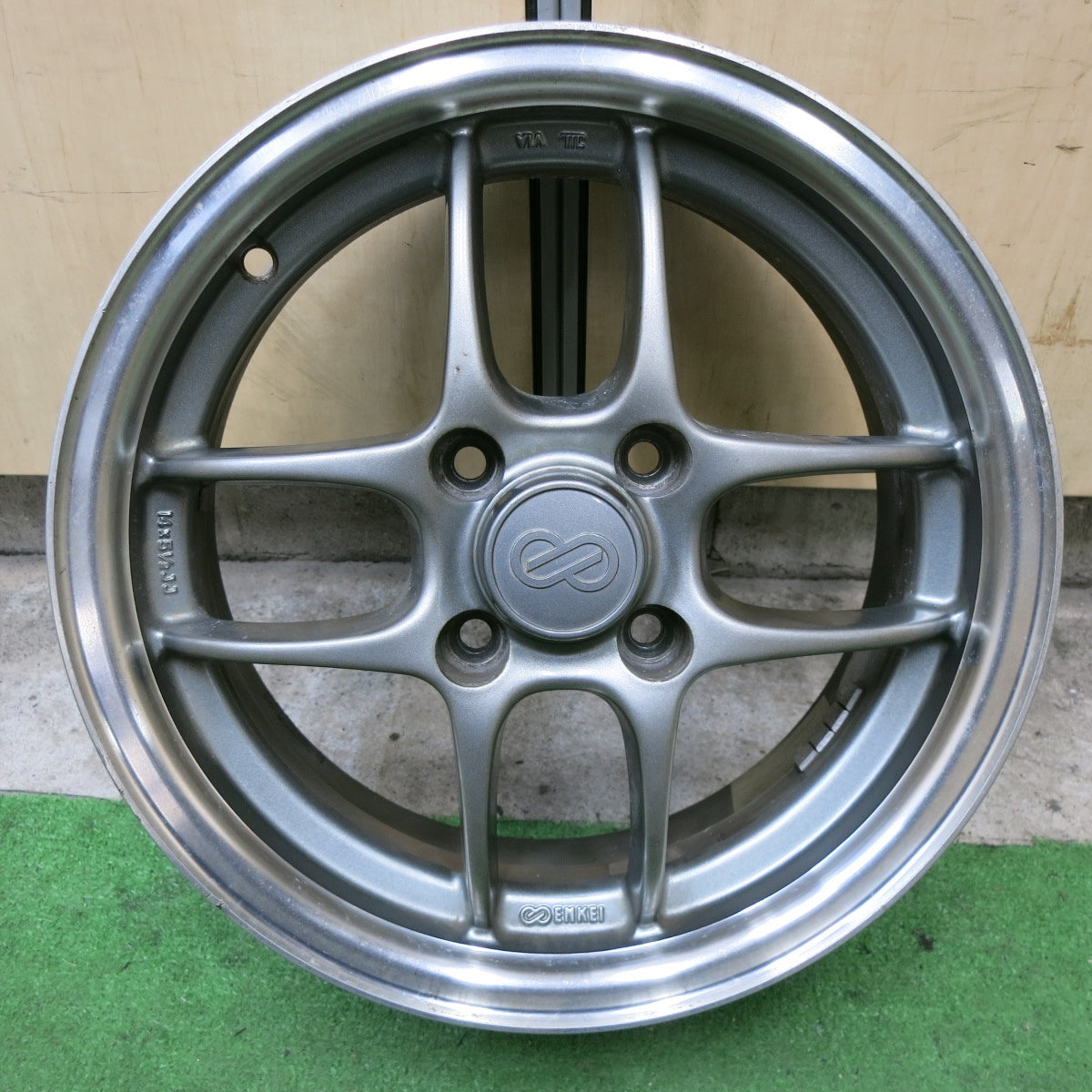 1本価格★ENKEI CPSⅡ 14インチ ホイール エンケイ CPS2 14×5.5JJ PCD100/4H★6011702ナホ