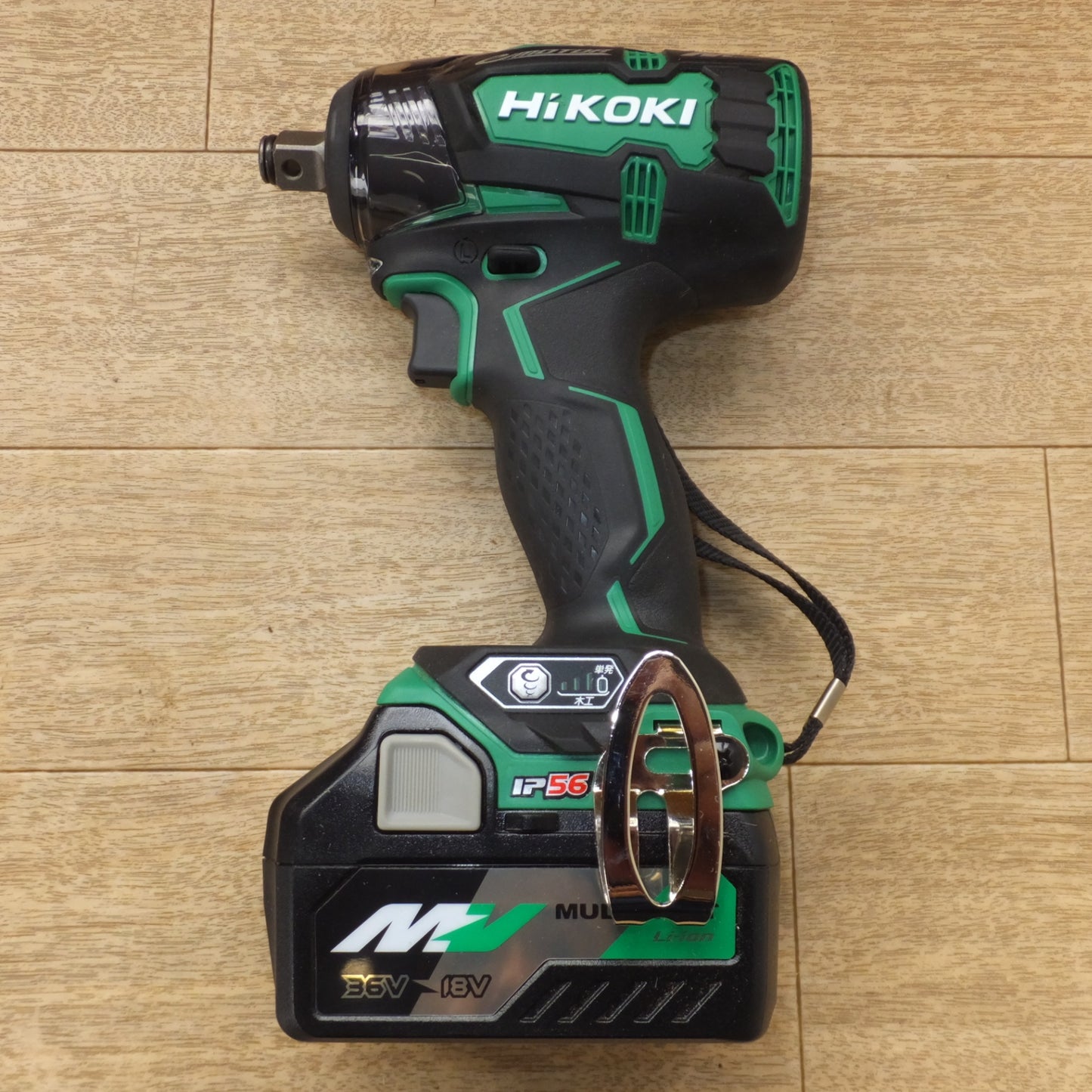[送料無料] キレイ★ハイコーキ HiKOKI コードレスインパクトレンチ WR36DC XP　成洋 互換バッテリ BSL1860 付★