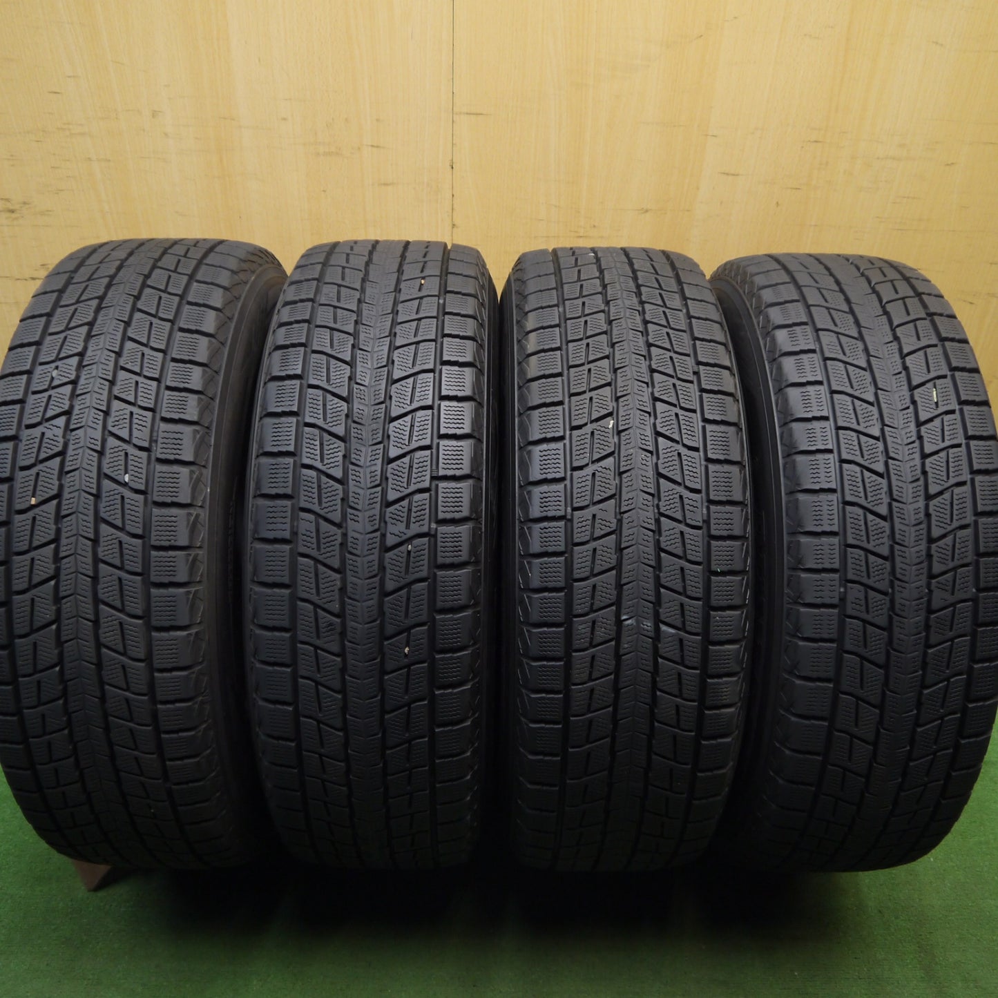 バリ溝！キレイ！8.5分★スタッドレス 225/65R17 ダンロップ ウインターマックス SJ8 MANARAY SPORT マナレイスポーツ 17インチ PCD114.3/5H★5071606Hス