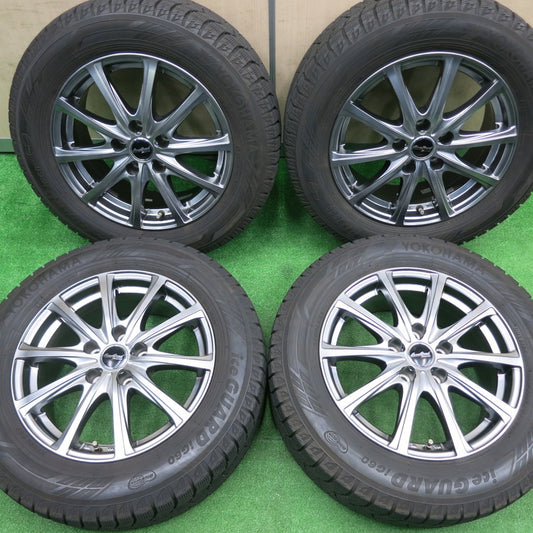 [送料無料] バリ溝！21年！キレイ！8.5分★スタッドレス 215/60R16 ヨコハマ アイスガード iG60 EuroSpeed MANARAY SPORT 16インチ PCD114.3/5H★4111502NJス