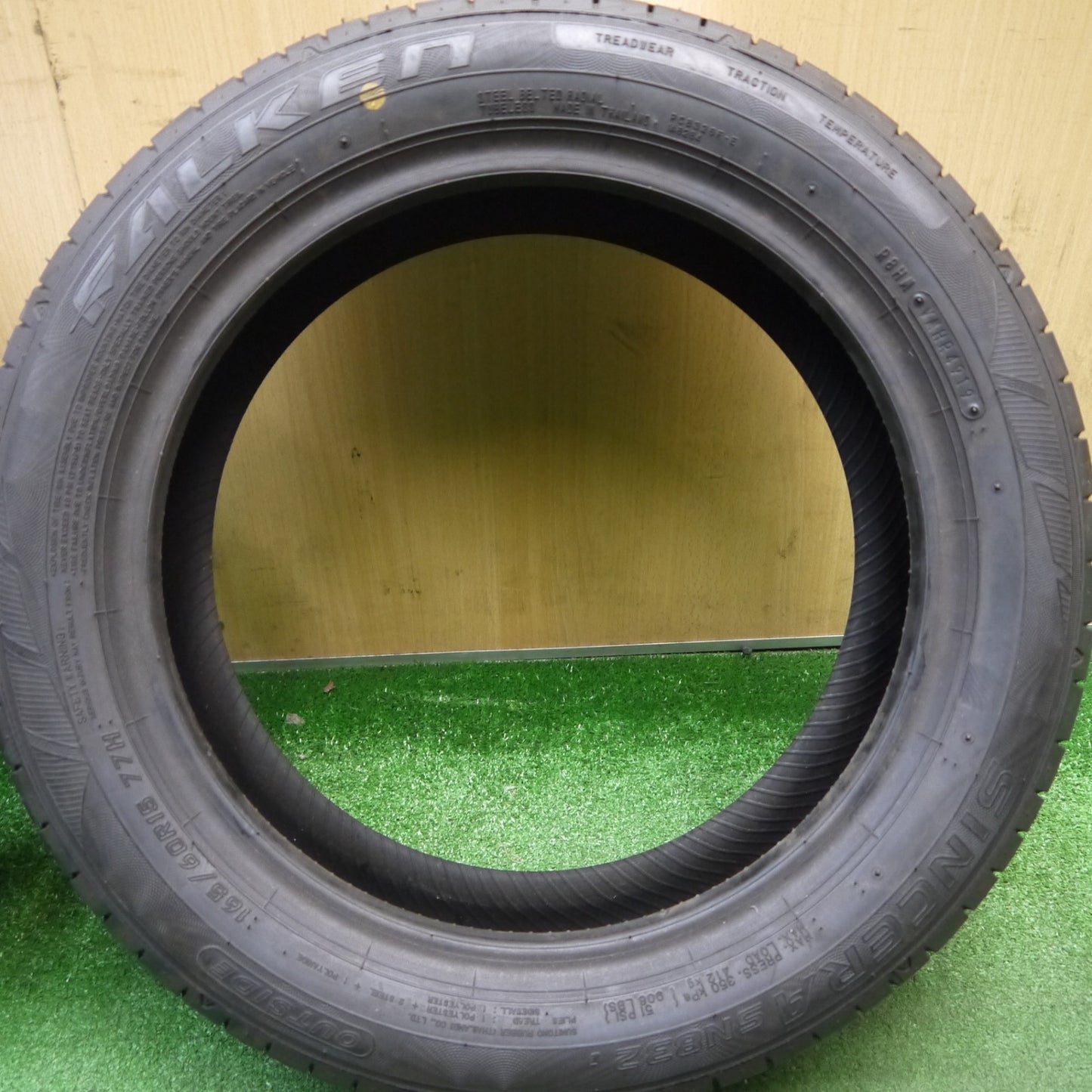 未使用！2本★165/60R15 ファルケン シンセラ SN832 タイヤ 15インチ デリカ D:2 ハスラー フレア クロスオーバー ソリオ 等★6012601Hノタ
