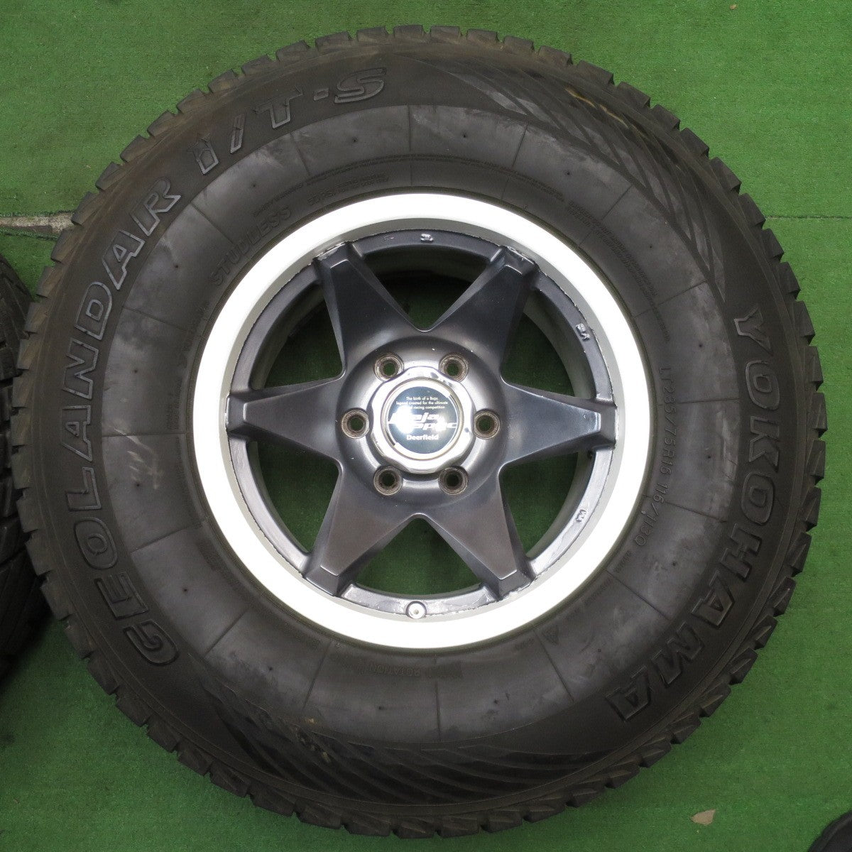 バリ溝！9分★スタッドレス 285/75R16 116/113Q ヨコハマ ジオランダー i/T-S Baja Spec Deerfield ディアフィールド バハスペック PCD139.7/6H★5053001NJス
