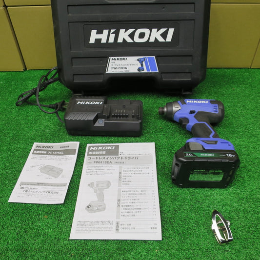 [送料無料] ◆Hikoki コードレス インパクト ドライバ FWH18DA 電動 工具 18V DIY ハイコーキ◆