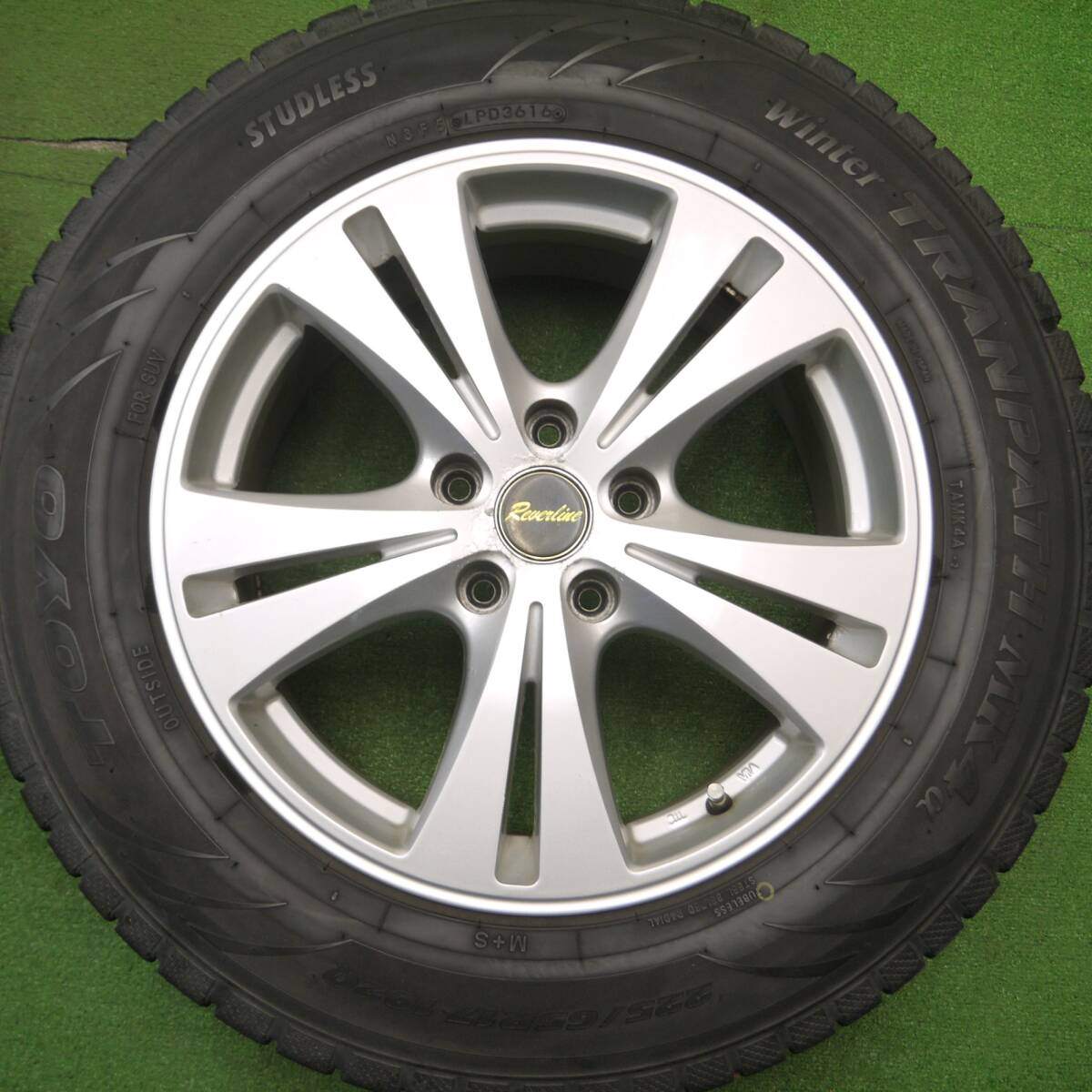 4本★スタッドレス 225/65R17 トーヨー ウインター トランパス MK4α Reverline リバーライン 17インチ PCD114.3/5H★5011409Hス