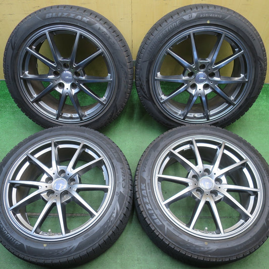 バリ溝！22年！キレイ！9.5分◎スタッドレス 235/45R18 ブリヂストン ブリザック VRX3 LF SPORT 阿部商会 LFスポーツ 18インチ PCD114.3/5H◎6060203NJス