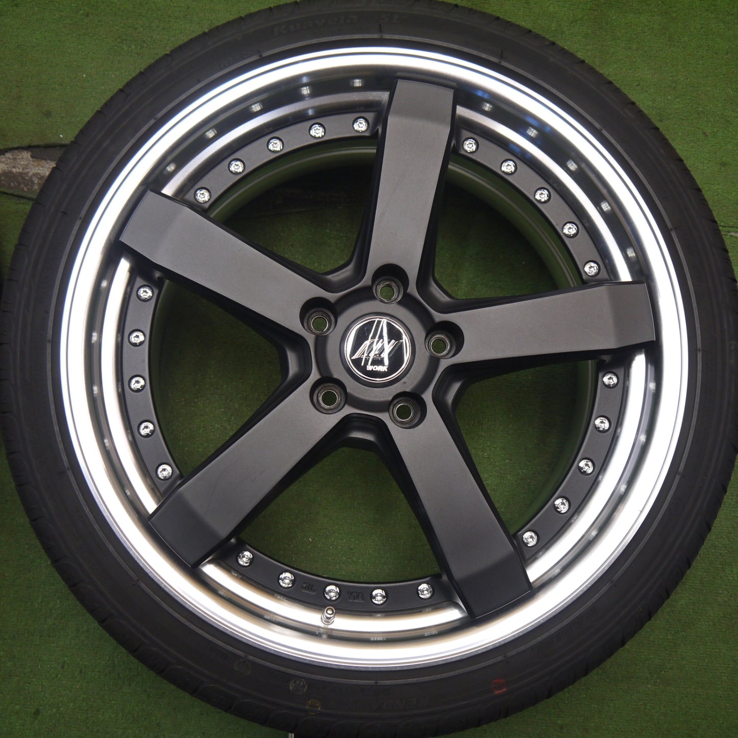 バリ溝！23年！キレイ！9分★WORK ZEAST ST2 ZE2 225/40R19 245/35R19 ケンダ KR32 Kuavela SL マックストレック MAXIMUS M1 ワーク ジースト PCD114.3/5H★5071401Hノ