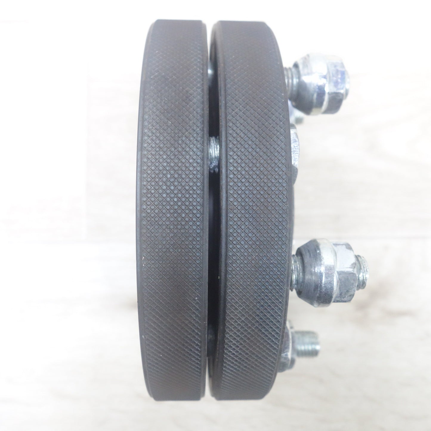 [送料無料] 2枚セット◆HELIX AUTO ワイド トレッド スペーサー PCD114.3/5H CB60.1-20mm P1.5 Φ60 ホイール スペーサー マットブラック◆