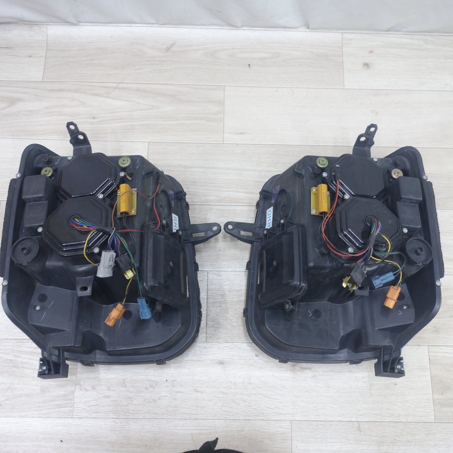 [送料無料] 左右セット◆REIZ ライツ エブリィ ワゴン DA17V ヘッドライト RZ-SZ-15 カー パーツ ヘッドランプ 現状品◆