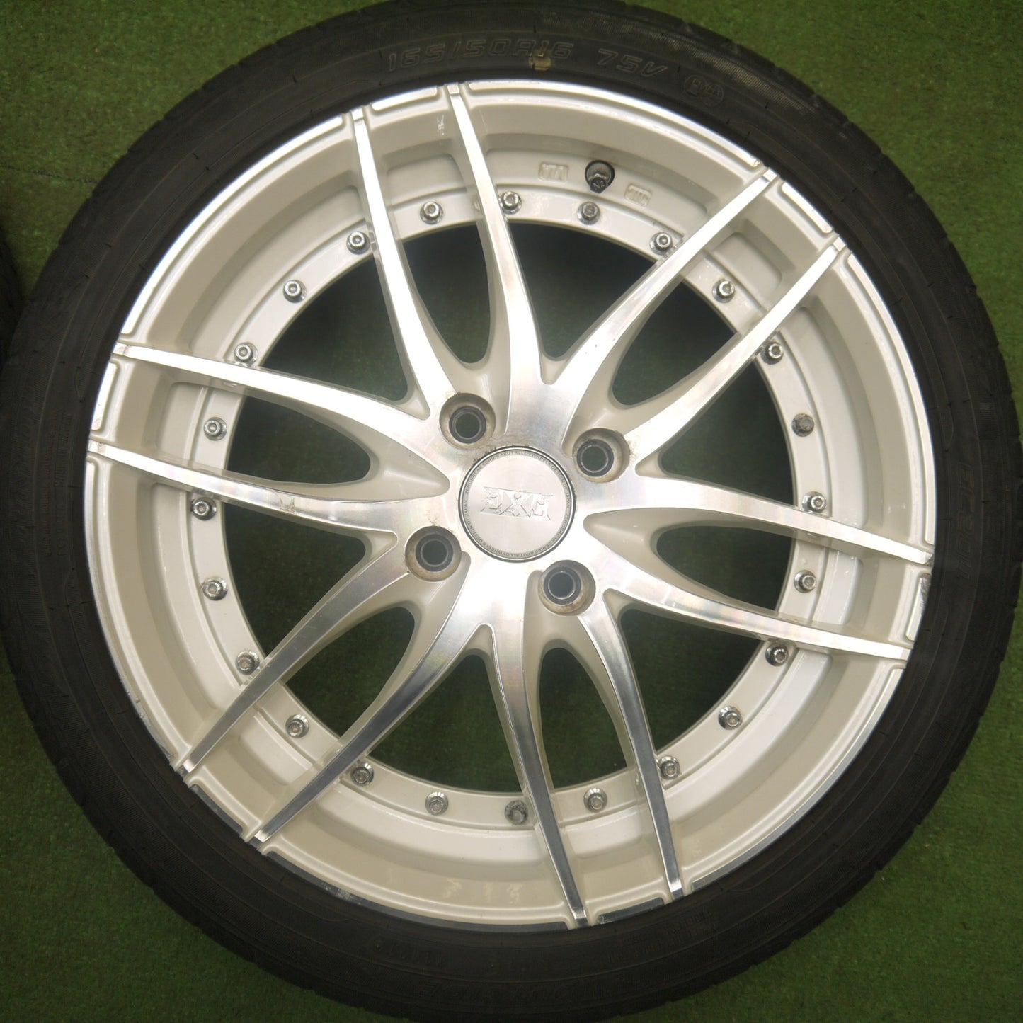 4本価格★ZEROBREAK SERIES AKUT EXE 165/50R16 ダンロップ エナセーブ EC204 16インチ ゼロブレイク アクト エグゼ PCD100/4H★6010910Hノ