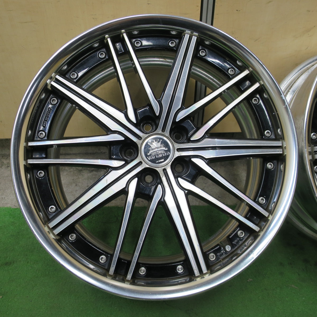 4本価格★WORK Varianza A6SN 18インチ ホイール ワーク ヴァリアンツァ 18×7.5JJ PCD100/5H★6062702NGホ