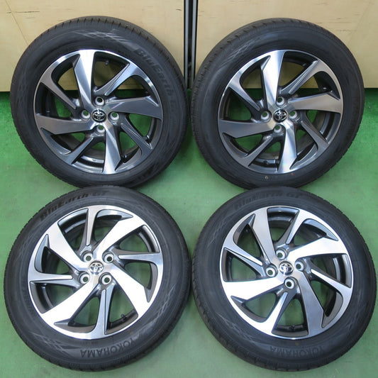 バリ溝！23年！キレイ！8.5分★トヨタ アクア クロスオーバー 純正 185/60R16 ヨコハマ BluEarth-GT AE51 16インチ PCD100/4H★5042603イノ