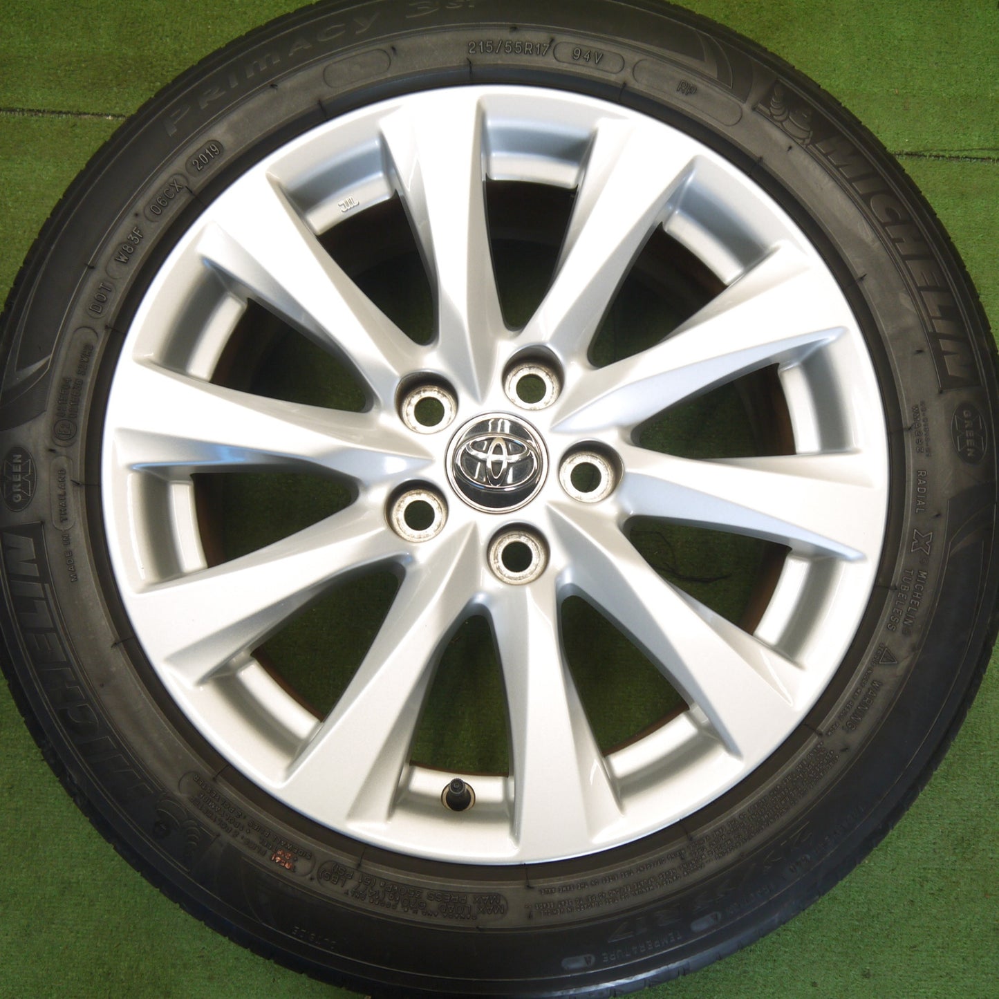 キレイ★トヨタ 70系 カムリ 純正 215/55R17 ミシュラン プライマシー 3ST 17インチ PCD114.3/5H★6060903Hノ