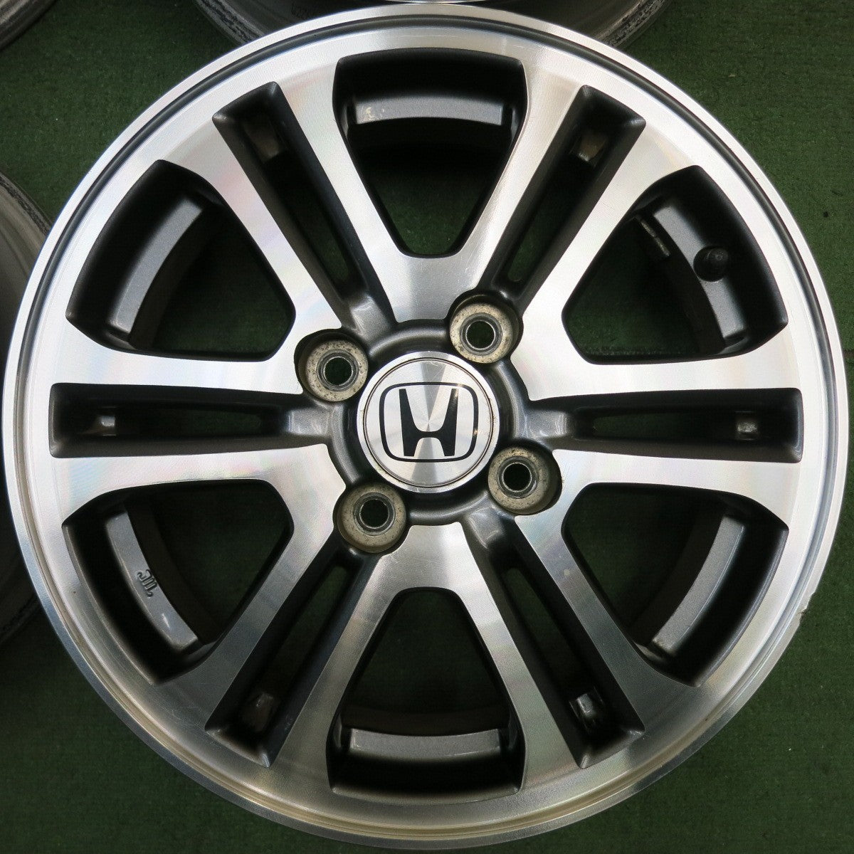 キレイ★ホンダ JF1 JF2 N-BOX 純正 ホイール 14インチ 14×4.5J NBOX Nボックス PCD100/4H★6062405HAホ