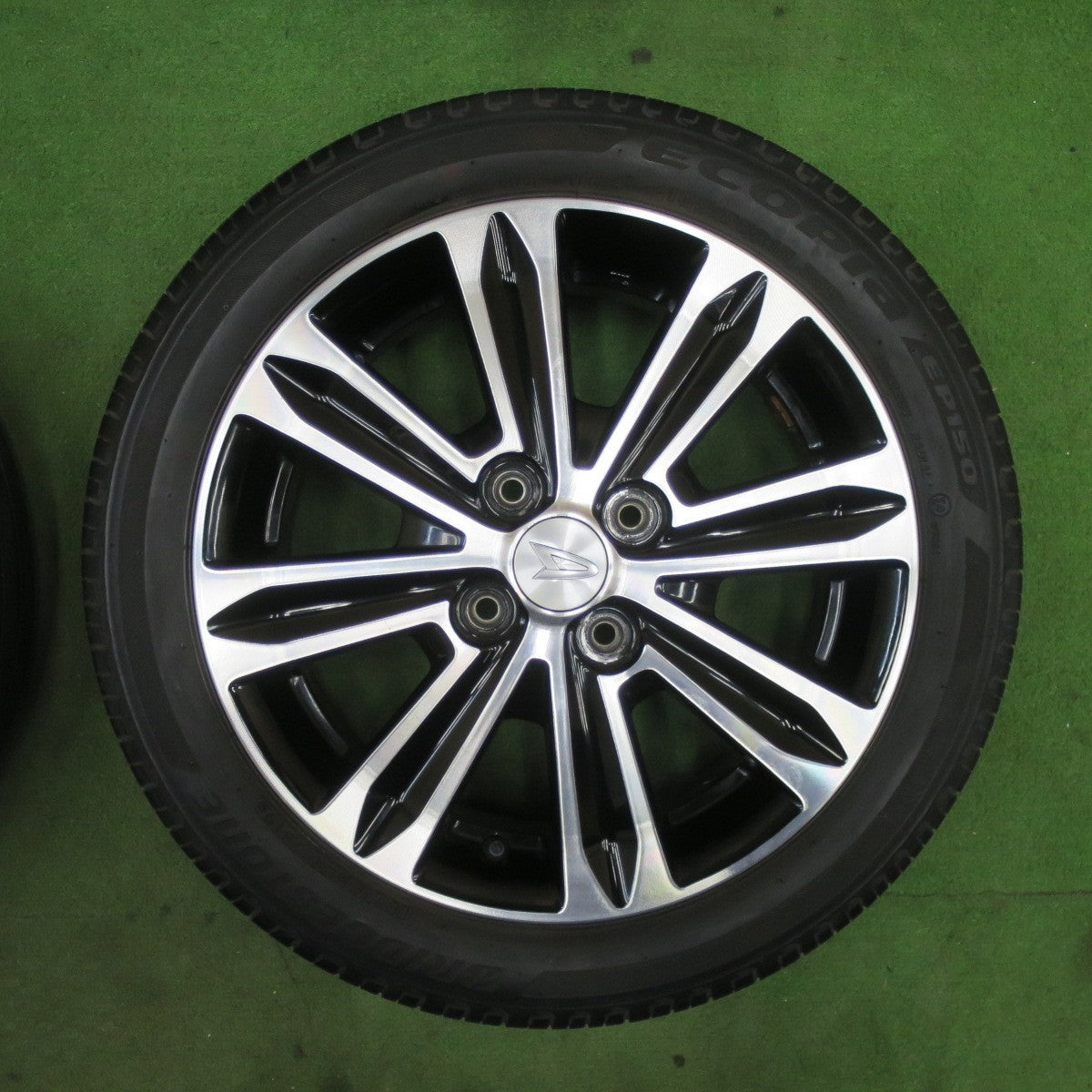 キレイ★ダイハツ LA600S タント カスタム 純正 165/55R15 ブリヂストン エコピア EP150 15インチ PCD100/4H★6021201TTノ