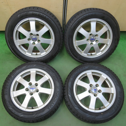 バリ溝！22年！ほぼ10分★ボルボ S40 V50 等 純正 205/55R16 スタッドレス ヨコハマ アイスガード iG60 16インチ PCD108/5H★5110402イス