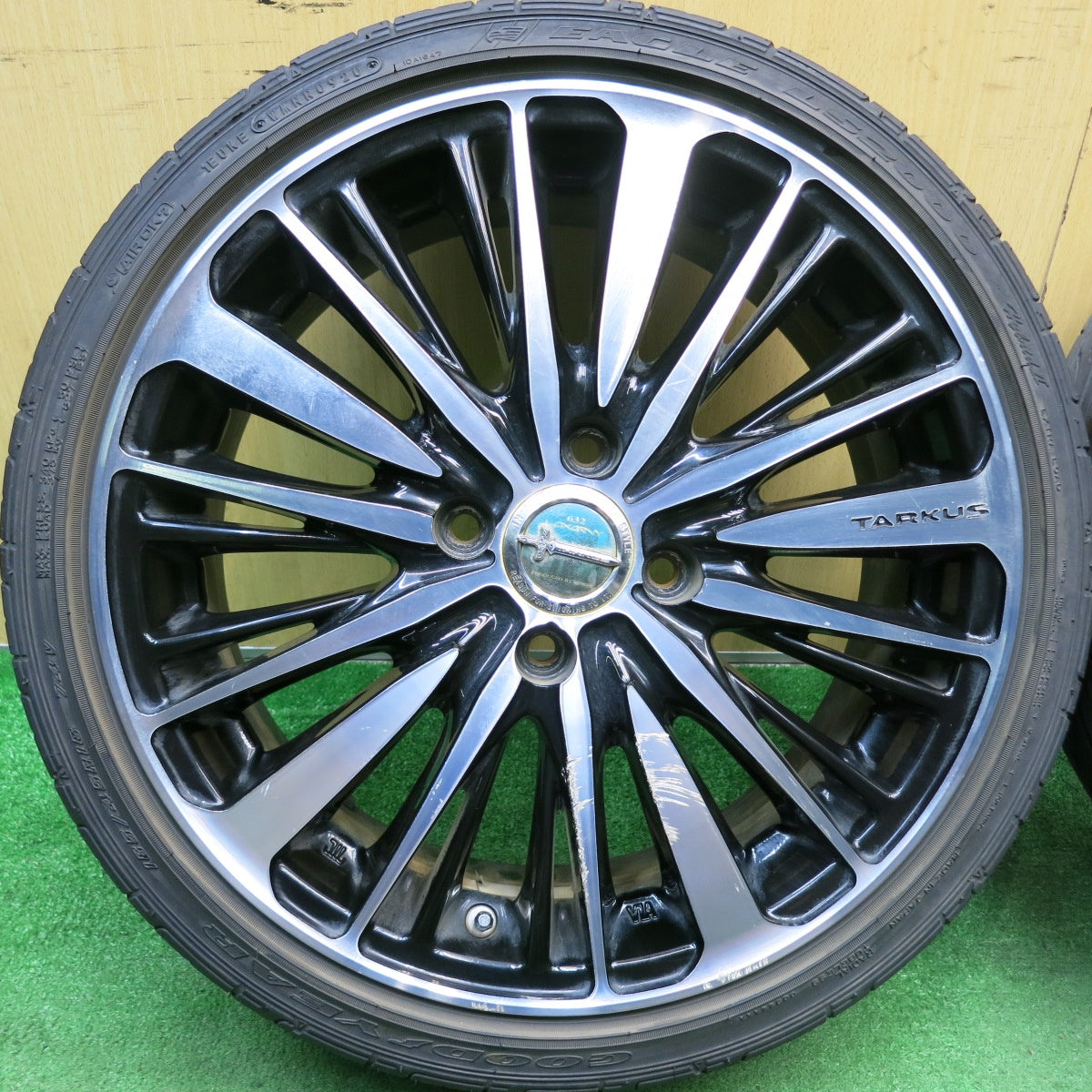 4本価格★632 LOXARNY TARKUS BADX 165/45R16 グッドイヤー イーグル LS2000 ロクサーニ タルカス 軽自動車 軽サイズ PCD100/4H★5081303AKノ