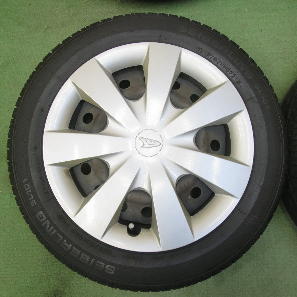 4本価格◎ダイハツ ミライース 純正 スチール 155/65R14 セイバーリング SL101 14インチ PCD100/4H◎6071301イノ