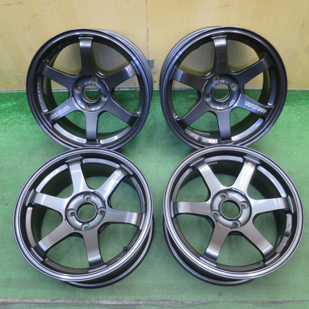 キレイ★RAYS VOLK RACING TE37SONIC 鍛造 16インチ ホイール レイズ ボルクレーシング 16×7J PCD100/4H★6070802NJホ