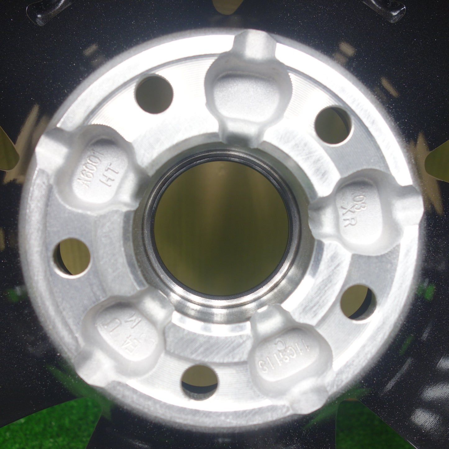 新車外し！2本★プジョー 3008 5008 純正 ホイール 18インチ 18×7.5J PEUGEOT PCD108/5H グレー★6010802KTホ